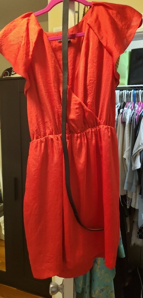 Red Armani Exchange dress